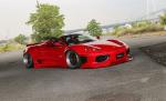 Ferrari 360 Spyder Widebody Kit by Liberty Walk 2016 года